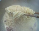 A picture of step 6 of Soy Milk Japanese Pasta Carbonara.