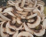 Baconos szűzpecsenye gombamártással recept fázis 4 fotója