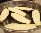 A picture of step 1 of Addictive * Japanese-style Eggplant Peperoncino.