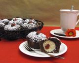 Kakaós muffin meglepetéssel recept fázis 12 fotója