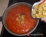 Φωτογραφία βήματος 9 της συνταγής Spaghetti alla Vesuviana. Ένα “ηφαίστειο” στο πιάτο σας