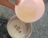 A picture of step 1 of Mayo mint dip.