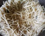 A picture of step 14 of Birds nest (veg).