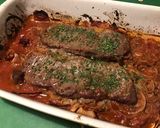 Une image de l'étape 7 de Faux filets aux oignons,épices et sauce tomate.