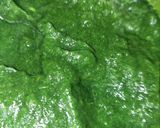 A picture of step 1 of Spinach Namakpare.