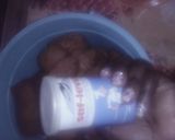 A picture of step 11 of Mandazi# Endofyear challenge.