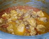 A picture of step 6 of Murg 12 masala.