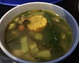 Foto langkah ke 3 dari resep Sayur Asem Bumbu Kuning + Daging dan Jamur Kancing.