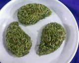 A picture of step 7 of Moong spinach pulav.