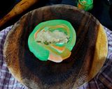 A picture of step 9 of Tri-colour Chicken Walnut Momos.