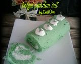 Foto langkah ke 5 dari resep ROLL CAKE PANDAN irit.
