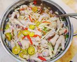 Hình bước làm 6 của món Chân gà sả tắc