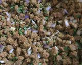 A picture of step 2 of BBQ Boti Roll (How to Fold a Roll in perfectly).