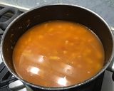 Une image de l'étape 9 de Soupe de panais et pommes de terre à la tomate.