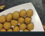 A picture of step 8 of Besan k Ladu   #KokabandCookpad  #Foodies&Freinds.