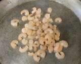 A picture of step 3 of Fideuá with Cuttlefish, Shrimp, and Aioli.