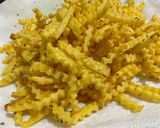 A picture of step 7 of Crunchy french fries.