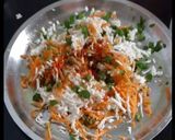 A picture of step 2 of Moong dal stuffed chilla wraps.