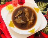 A picture of step 6 of Beef nehari.