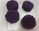 Foto langkah ke 7 dari resep Mooncake Ubi Ungu / Purple Sweet Potato Mooncake.