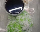Gambar langkah 8 resipi Kuih lopes versi kukus.