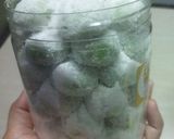 Foto langkah ke 4 dari resep Putri Salju Almond Pandan.