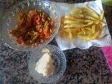 كريب مالح بحشوة شوارما