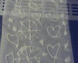 A picture of step 1 of Sugar decoration for cakes.