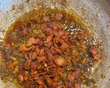 A picture of step 4 of Jalapeño bacon jam shrimp.
