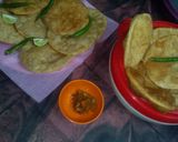 A picture of step 15 of Bihari dal puri.