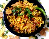 A picture of step 3 of Murmuri Bhel.