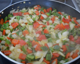 Foto del paso 2 de la receta: Pollo a la plancha con pisto