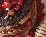 Φωτογραφία βήματος 4 της συνταγής Pancakes ρόδι!! ⭐⭐⭐