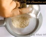A picture of step 1 of Whole Wheat Pancakes (Eggless).