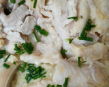 Foto del paso 2 de la receta: Filet de salmón a la crema con omelette de chauchas