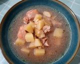 Foto langkah ke 4 dari resep Sup ayam angkak (beras merah).