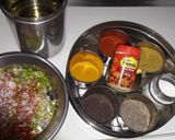 बेसन की पकौड़ी की सब्जी (besan ki pakodi ki sabzi recipe in Hindi) रेसिपी चरण 1 फोटो