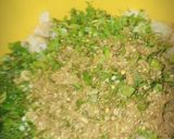 A picture of step 4 of Harai bharai Allu kai kabab.