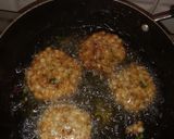 A picture of step 6 of Sabudana Vada #monsoon.