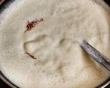 A picture of step 3 of Ground rice phirni.