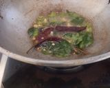 A picture of step 2 of Poha Chivda.
