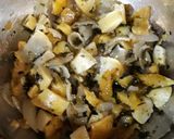 Foto del paso 2 de la receta Calabaza, patata y cebolla al horno con algas