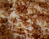A picture of step 5 of Coconut Saffron Rice 😊.