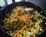 A picture of step 3 of Cabbage stir fry my style.