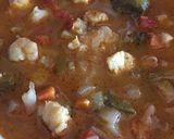 Foto del paso 10 de la receta: Sopa de verduras con rape y gambas