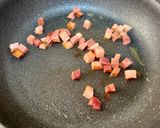 Foto del paso 2 de la receta: 🍜Pasta fresca con boloñesa de pollo, jamón, bacon y verduras