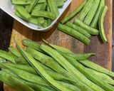 A picture of step 1 of Cluster bean kadhi (Ganvaar phalee kadhi).