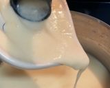 A picture of step 3 of Black sesame pudding.