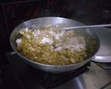 A picture of step 2 of Kakara (Odia Pitha).