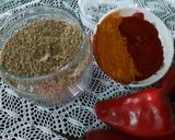 A picture of step 2 of Achari masala kalonji masala.